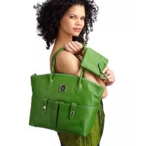 Dooney & Bourke Green Satchel with Wallet